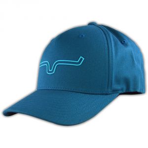 Kimes Ranch Fitted Weld Horns Hat - Ink Blue